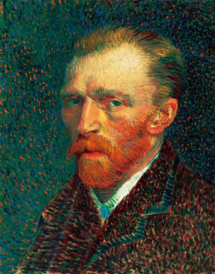  文森特·威廉·梵高  Vincent Willen Van Gogh —— 自画像(36) 1887-2